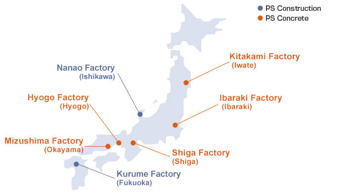 FACTORY NETWORK IN JAPAN
